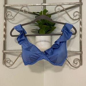 NWT Victoria’s Secret Plunge Ruffle Swim Top